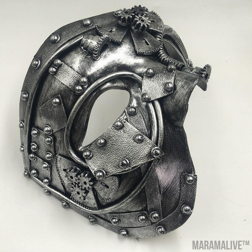 Halloween Steampunk Masquerade Party Half Face Mask