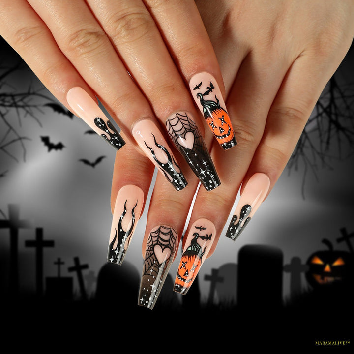 Halloween Wear 3D Stereo Nail Shaped Piece