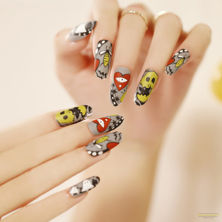 Halloween Wear 3D Stereo Nail Shaped Piece