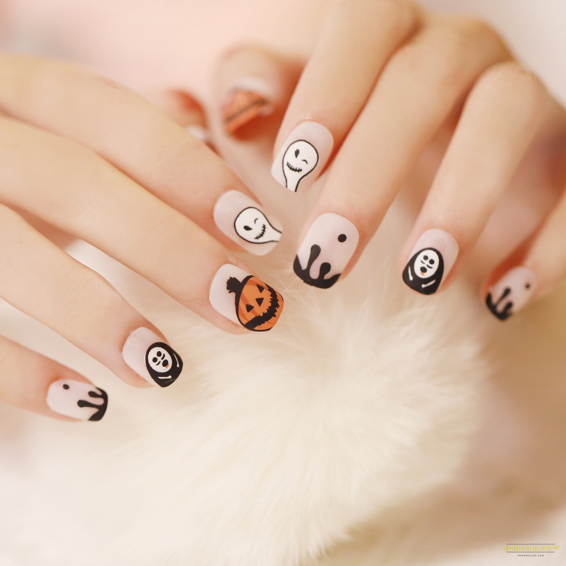 Halloween Wear 3D Stereo Nail Shaped Piece