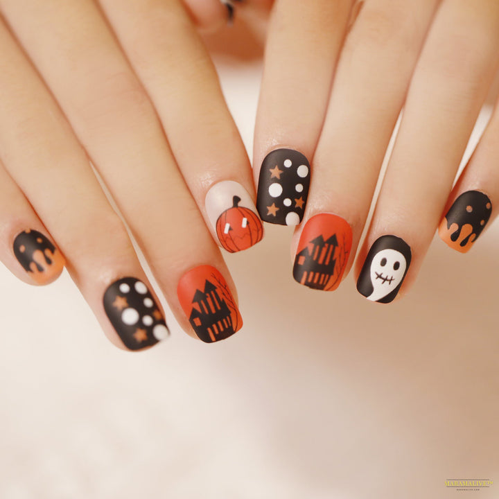 Halloween Wear 3D Stereo Nail Shaped Piece