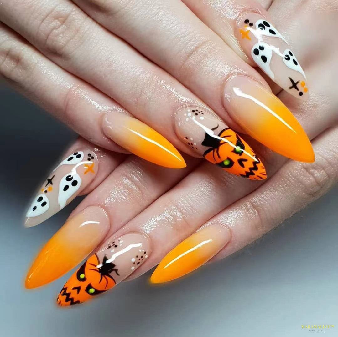 Halloween Wear 3D Stereo Nail Shaped Piece