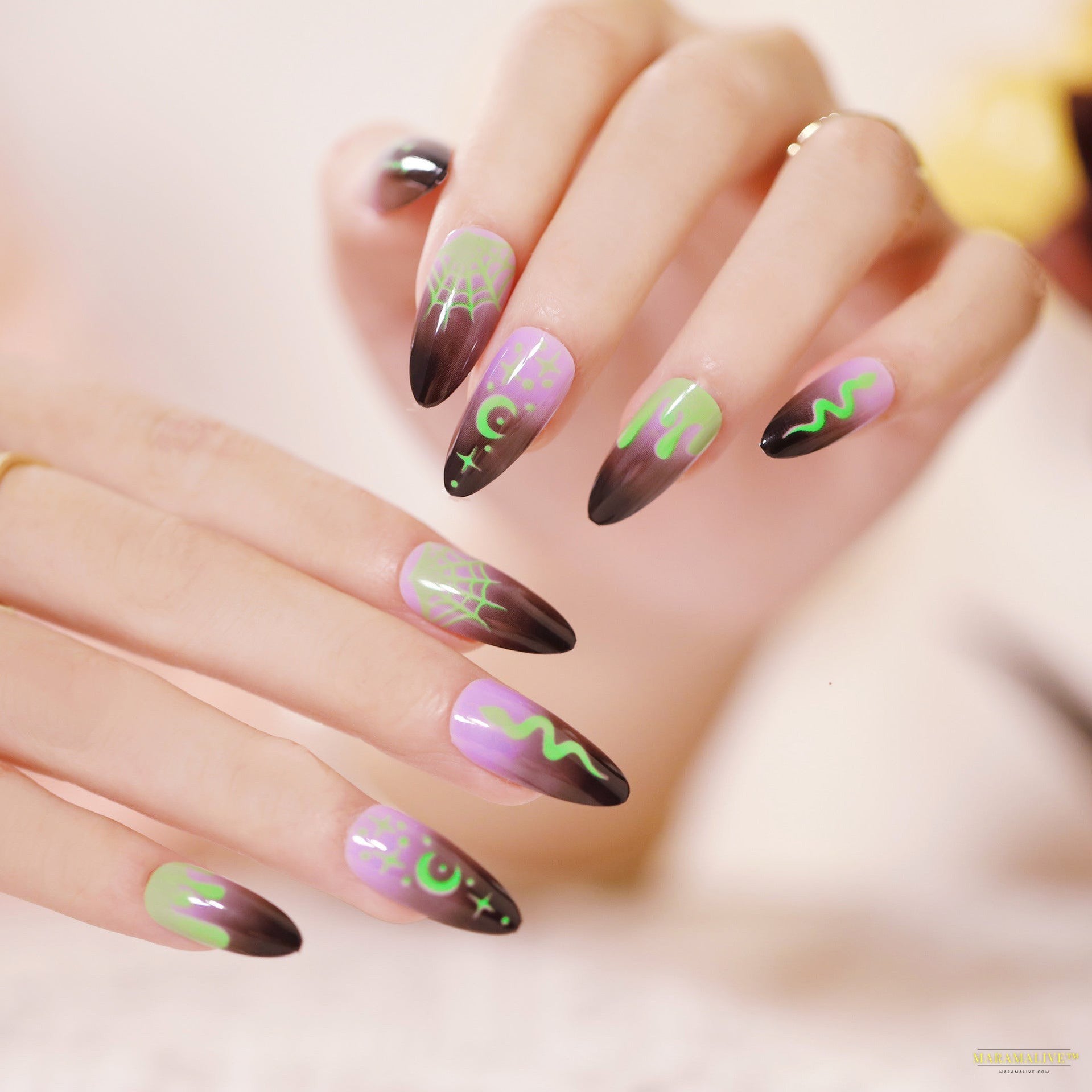 Halloween Wear 3D Stereo Nail Shaped Piece