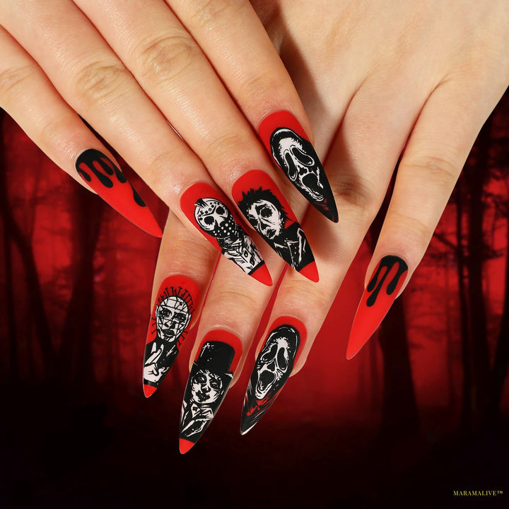 Halloween Wear 3D Stereo Nail Shaped Piece