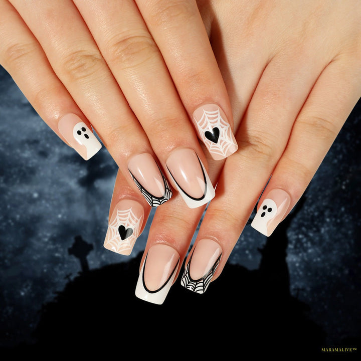 Halloween Wear 3D Stereo Nail Shaped Piece