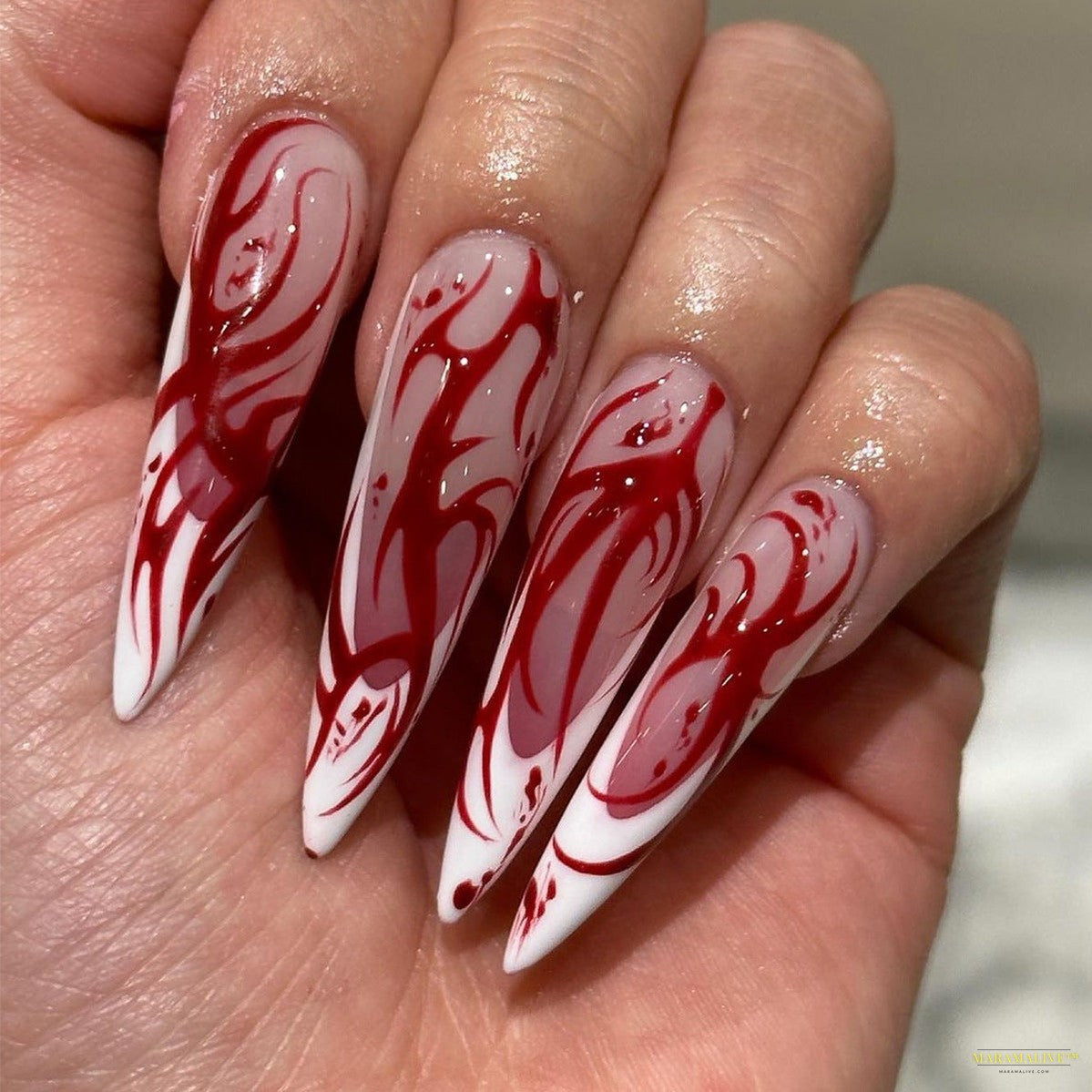 Halloween Wear 3D Stereo Nail Shaped Piece