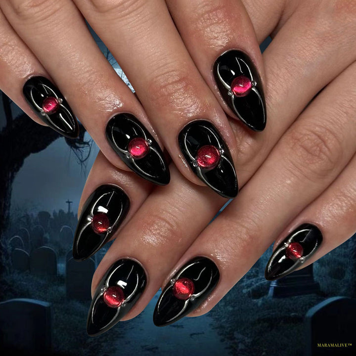 Halloween Wear 3D Stereo Nail Shaped Piece