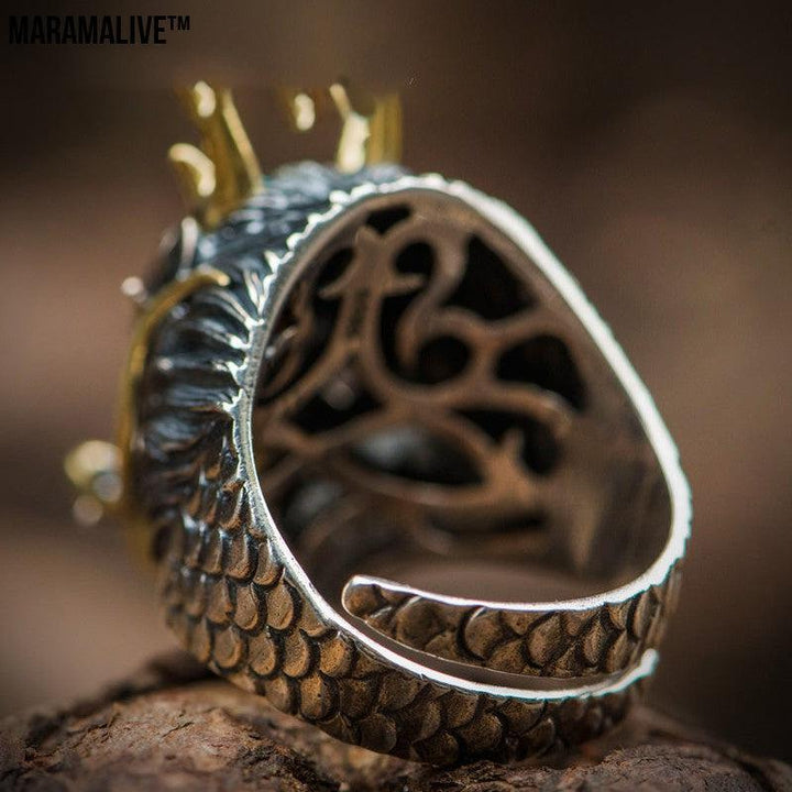 Handmade dragon ring