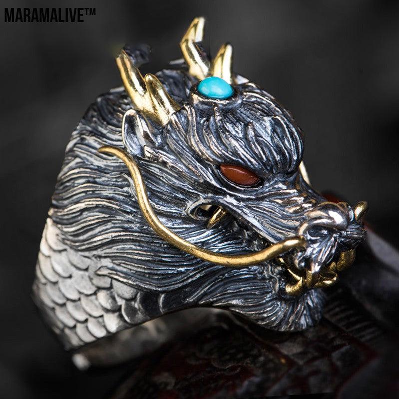 Handmade dragon ring