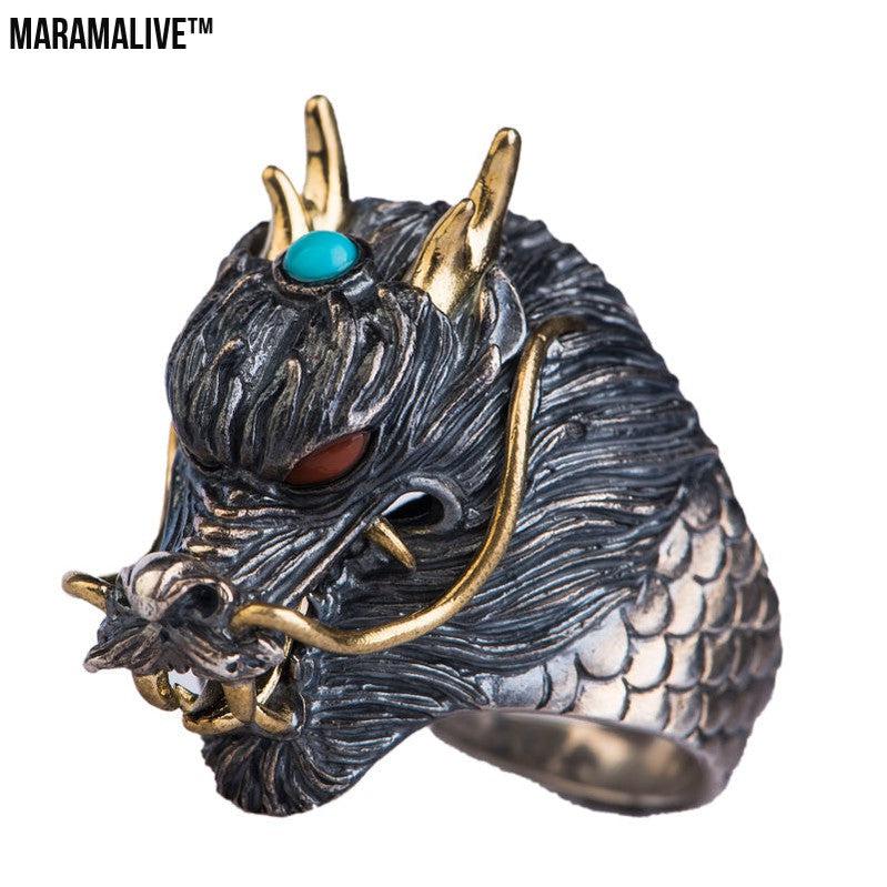 Handmade dragon ring