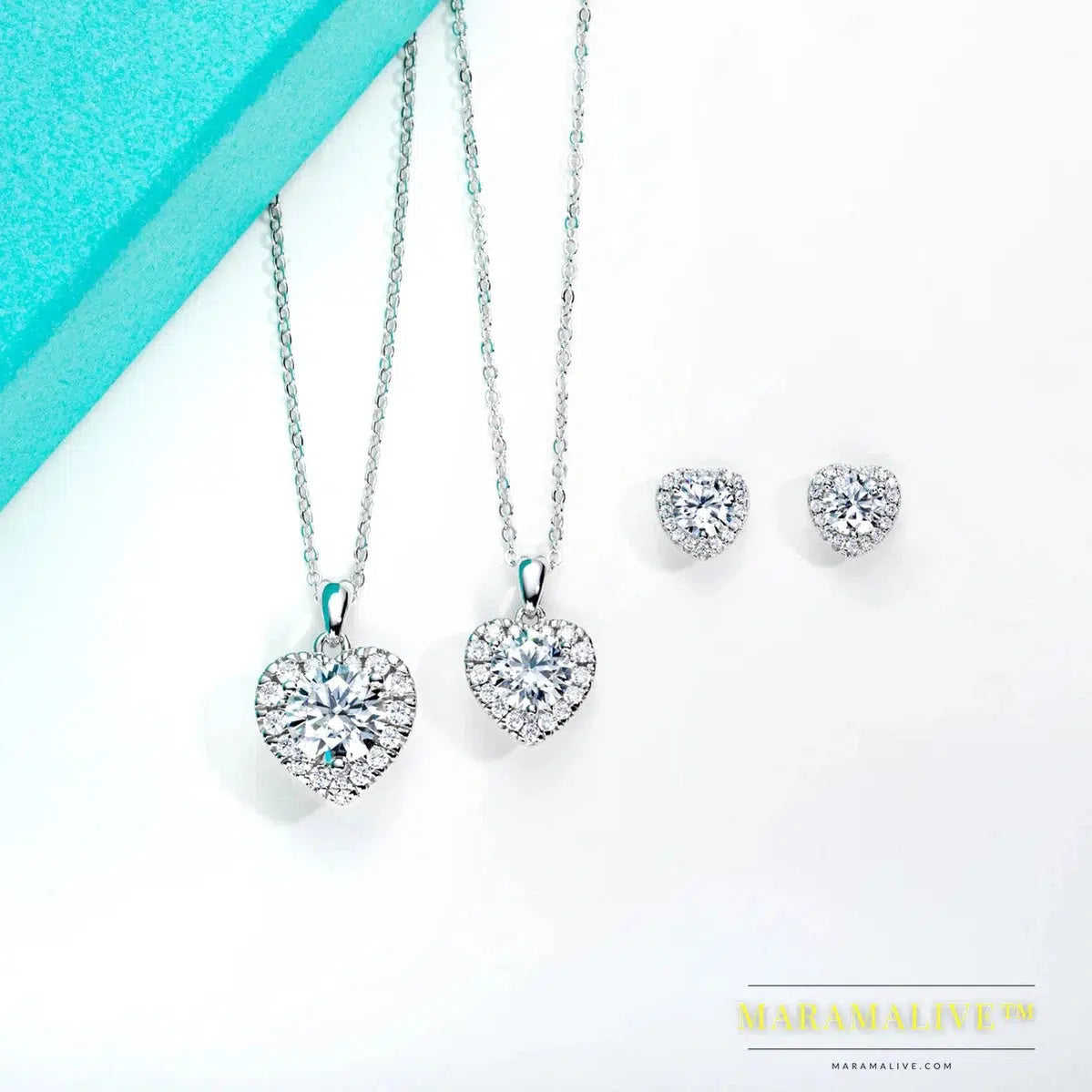 Heart-Shaped Moissanite Necklace - An Elegant Gift for Her