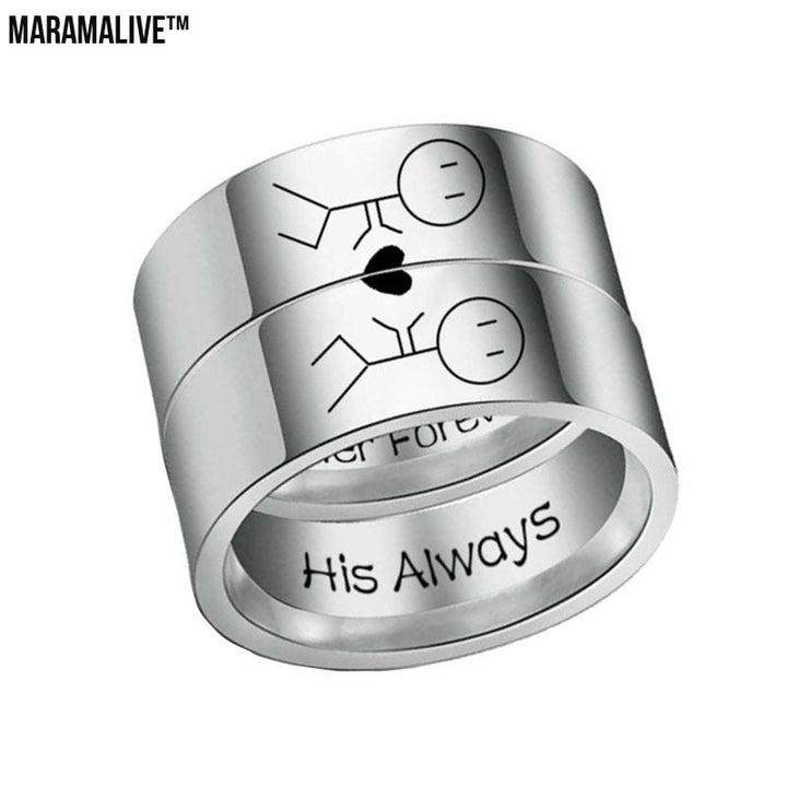 Her Forever His Always Couple Ring