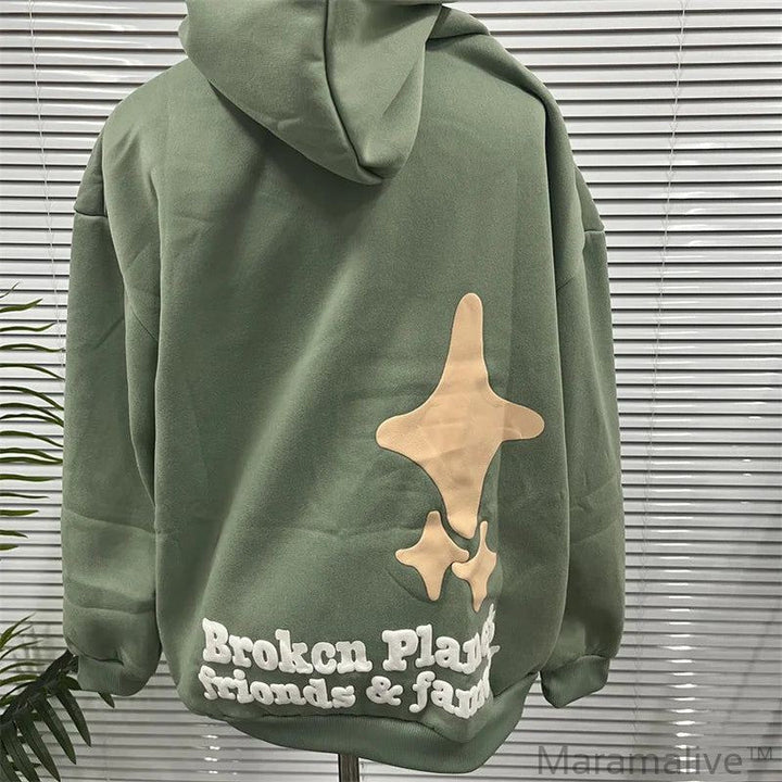 High street Printed Hoodie Punk Ladies Sweatshirt Vintage Loose Gothic Grunge Y2k Women's Tops streetwear women clothes