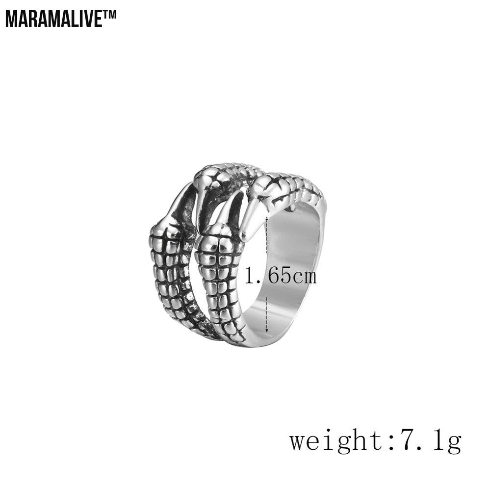 Hip Hop Thick Dragon Claw Ring