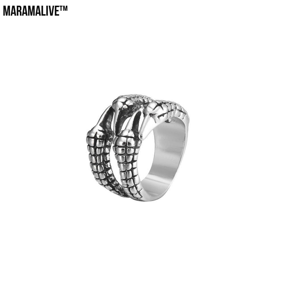 Hip Hop Thick Dragon Claw Ring