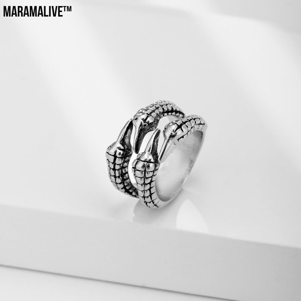 Hip Hop Thick Dragon Claw Ring