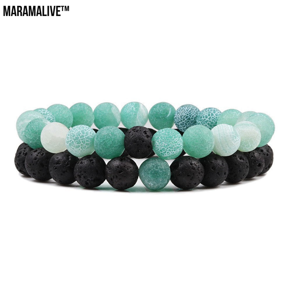 Incredible Natural Crystal Beads Bracelet Great Gift for Yoga Fans