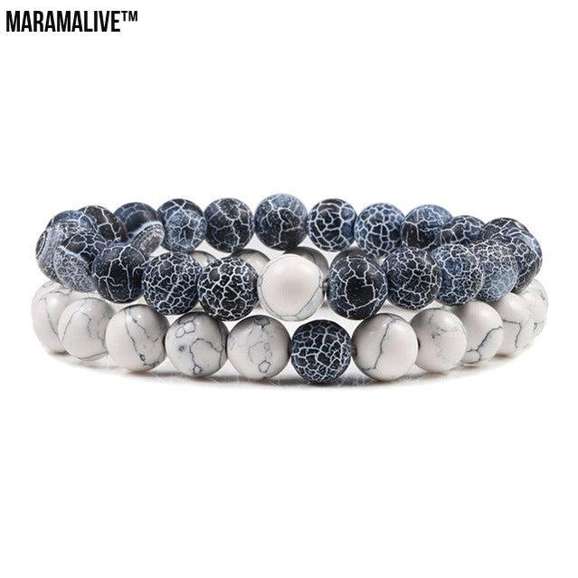 Incredible Natural Crystal Beads Bracelet Great Gift for Yoga Fans