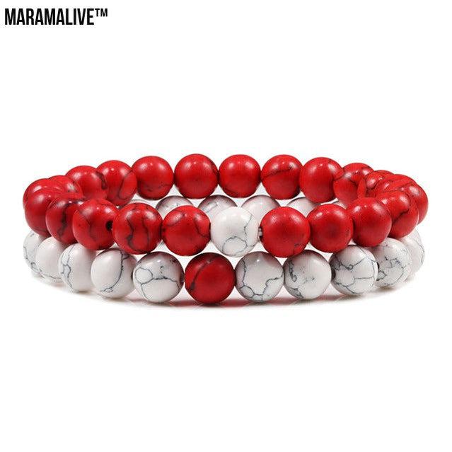 Incredible Natural Crystal Beads Bracelet Great Gift for Yoga Fans