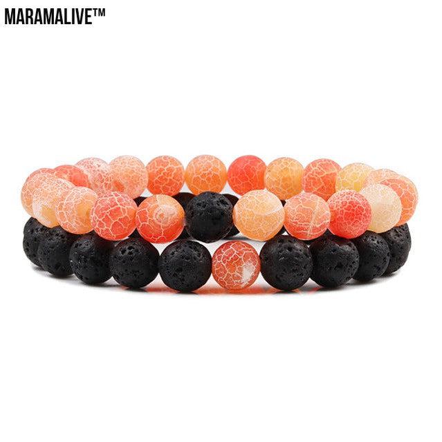 Incredible Natural Crystal Beads Bracelet Great Gift for Yoga Fans