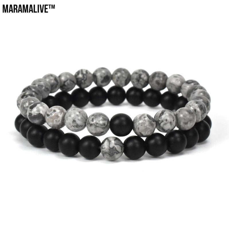 Incredible Natural Crystal Beads Bracelet Great Gift for Yoga Fans