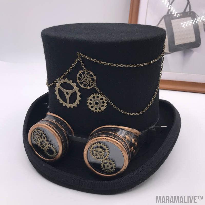 Industrial Cosplay Steampunk Top Hat Headwear