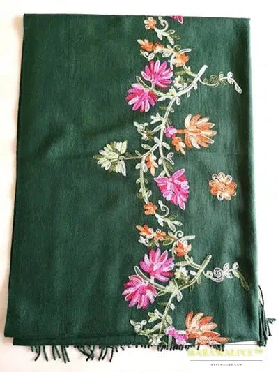 Intricate Hand Embroidered Scarves for Women