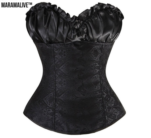 Jacquard Fabric European And American Court Corset