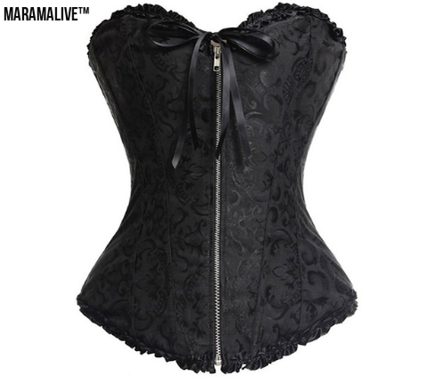 Jacquard Fabric European And American Court Corset