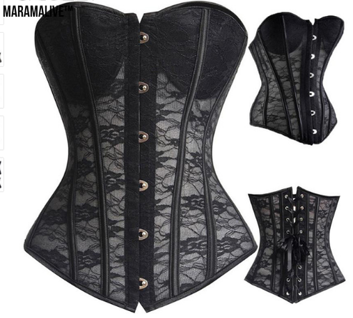 Jacquard Fabric European And American Court Corset