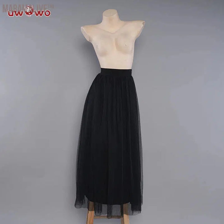 LAST BATCH UWOWO Wednesday Addams Cosplay Girl Halloween Costume Rave‘N Dance Black Gothic Prom Dress Cosplay Outfits Costumes