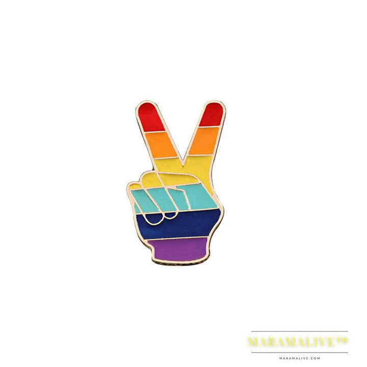 LGBT Rainbow Pride Badge Collection | 9 Styles of Rainbow Pins