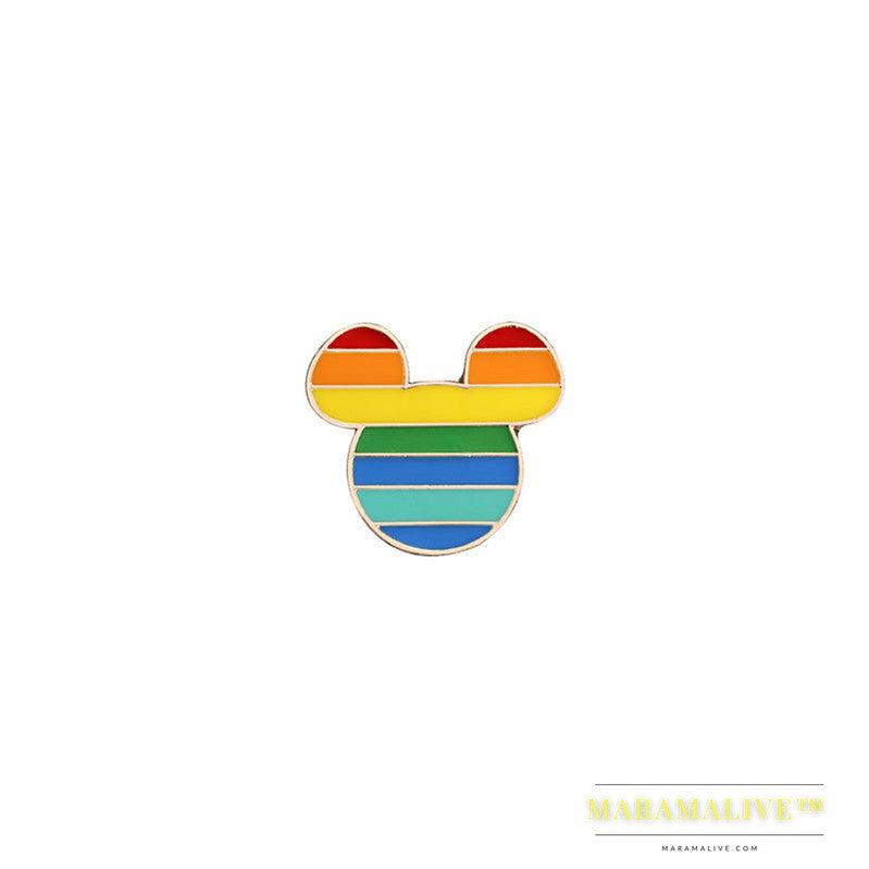 LGBT Rainbow Pride Badge Collection | 9 Styles of Rainbow Pins