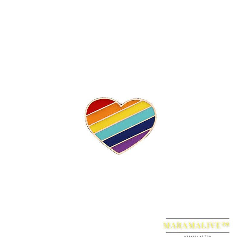 LGBT Rainbow Pride Badge Collection | 9 Styles of Rainbow Pins