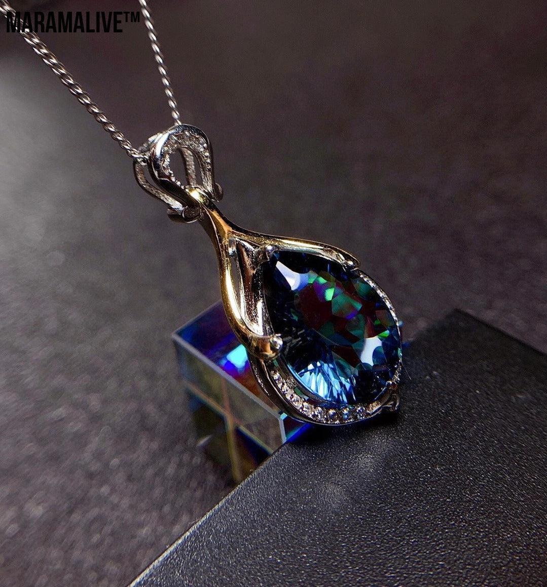 Ladies Personality Fashion Mermaid Tears Pendant