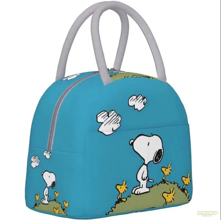 Large Capacity Snoopy Nope Not Today Insulated Lunch Bags Accessories Lunch Food Box Thermal Cooler For School