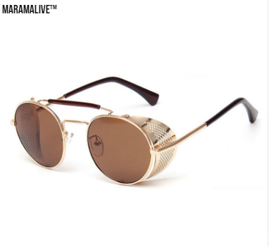 Light brown steampunk sunglasses