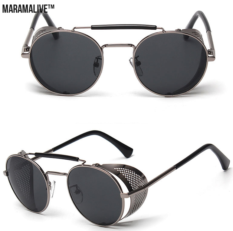 Light brown steampunk sunglasses