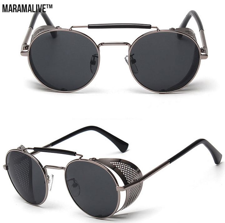 Light brown steampunk sunglasses