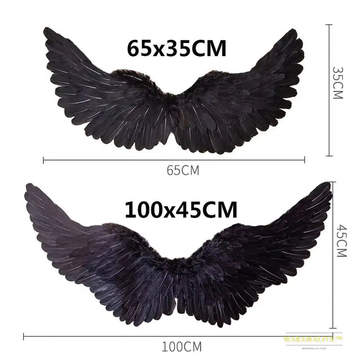 Luxury Angel Feather Wings - Vibrant Holiday Party Decor & Stunning Catwalk Performance Prop