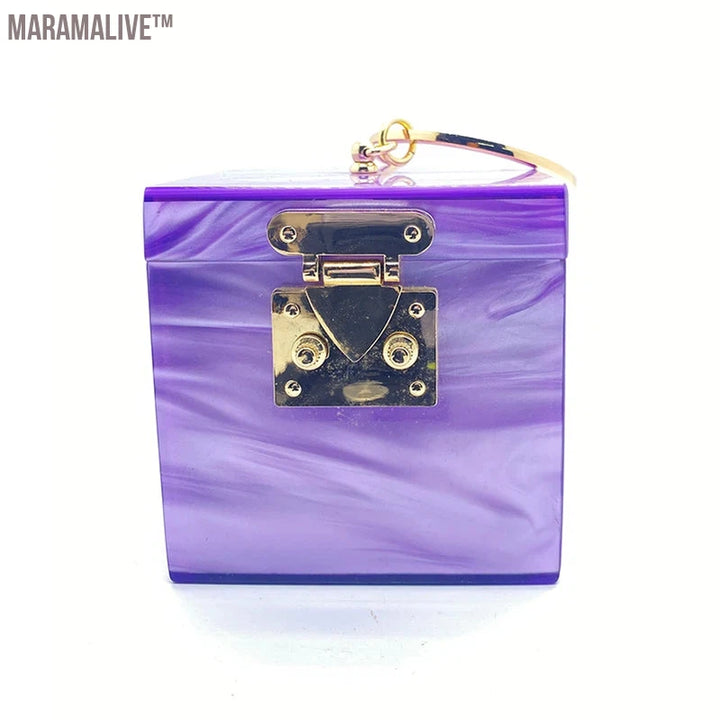 Luxury Designer Handbag Vip High Quality Purple Bags For Women Genuine Brand Fancy Tote Coin Purses Clutches Trend Bags