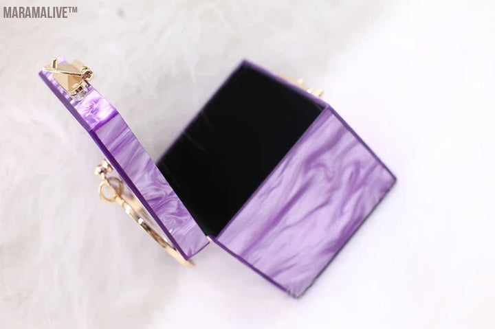 Luxury Designer Handbag Vip High Quality Purple Bags For Women Genuine Brand Fancy Tote Coin Purses Clutches Trend Bags