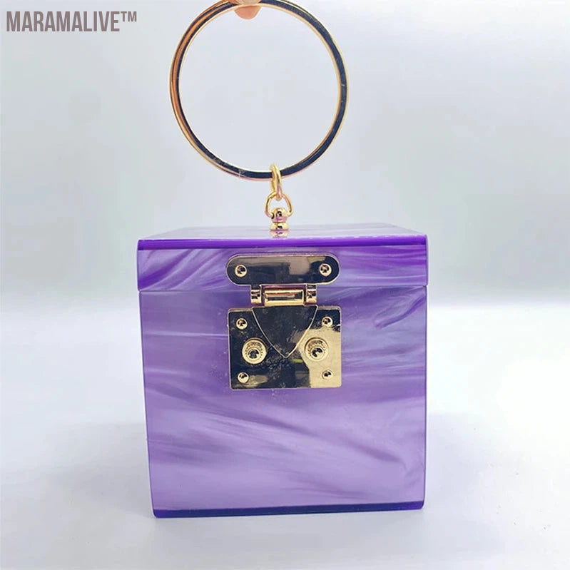 Luxury Designer Handbag Vip High Quality Purple Bags For Women Genuine Brand Fancy Tote Coin Purses Clutches Trend Bags