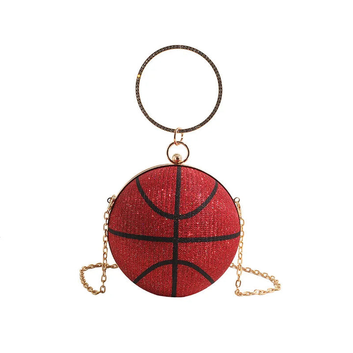 Luxury Diamond Basketball Clutch Bag - Unique, Trendy & Unusual