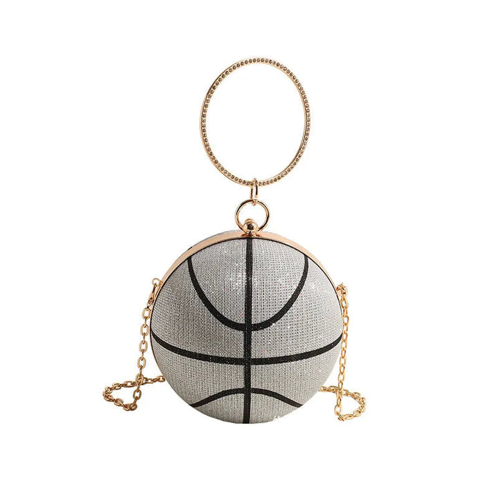 Luxury Diamond Basketball Clutch Bag - Unique, Trendy & Unusual