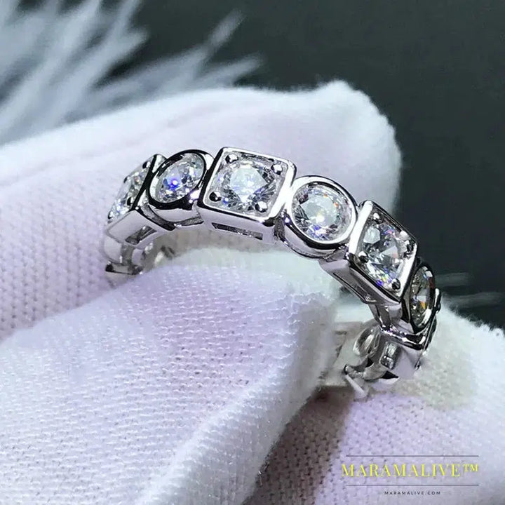 Luxury Moissanite Diamond Rings for Women - Stunning Jewelry