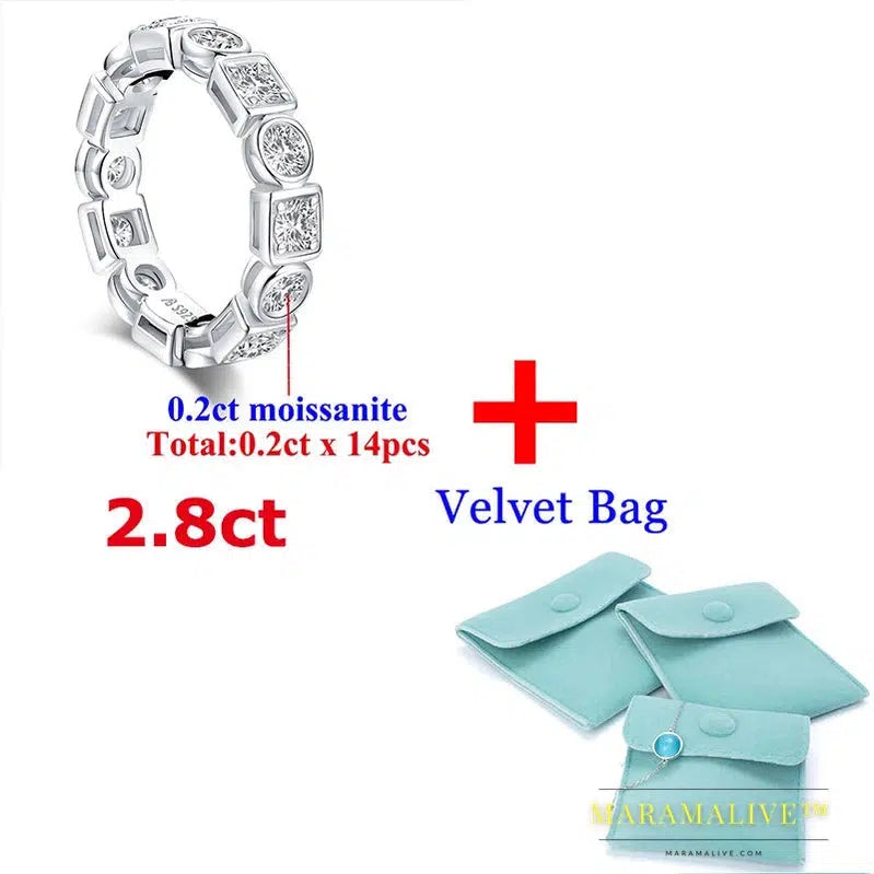 Luxury Moissanite Diamond Rings for Women - Stunning Jewelry