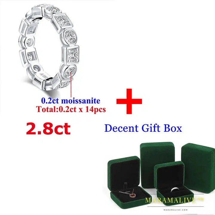 Luxury Moissanite Diamond Rings for Women - Stunning Jewelry