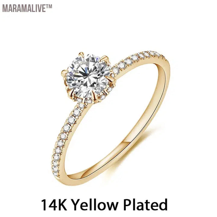 Magnificent 10K Moissanite Engagement Rings Selection