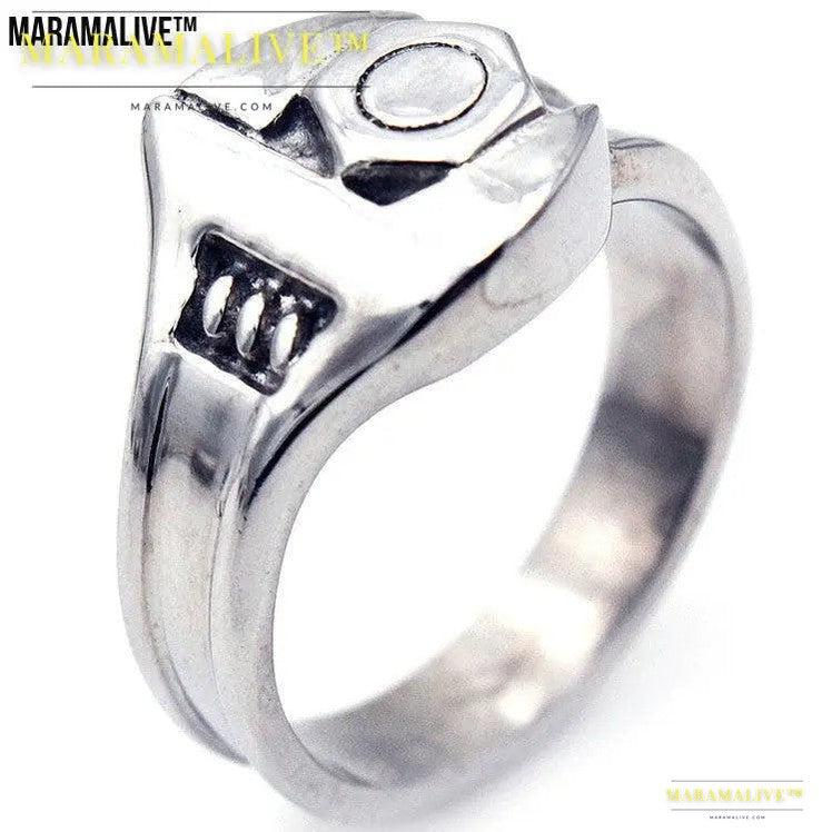 Make a Bold Statement with this Unique Tool Theme Ring